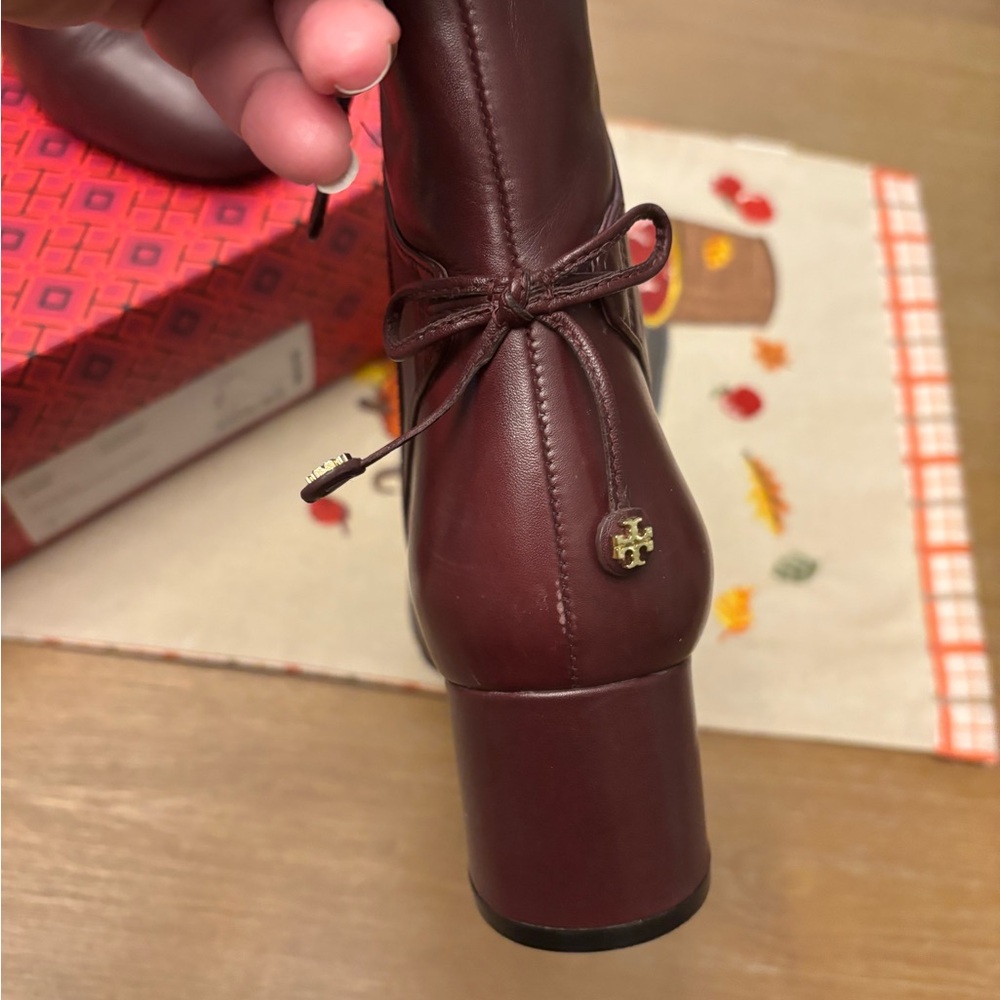 Tory Burch Laila Leather Booties - Picture 9 of 14